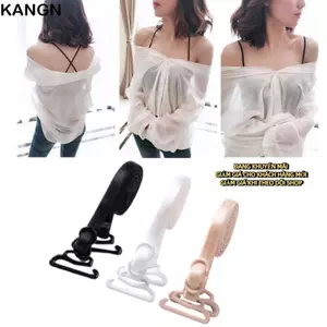 KANGN 3 Cặp Dây Đeo Áo Ngực, Dây Đeo Vai Đồ Lót 5 Mm Chống Trơn Trượt, Phụ Kiện Đồ Lót Nylon Co Giãn Mỏng Dây Đeo Nữ