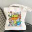 HT3 Câu Chuyện Đồ Chơi 5 Buzz Lightyear Túi Xách Hoạt Hình Dễ Thương Ngọt Ngào Dung Tích Lớn In Hình Túi Bảo Quản TH3