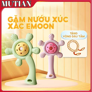 Đồ chơi gặm nướu xúc xắc cho bé sơ sinh Silicone bạch kim, kháng khuẩn hỗ trợ khả năng cầm nắm cho bé