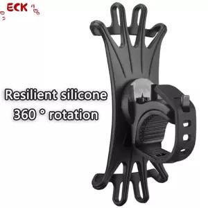 ECK Xoay 360 Độ Xe Đạp Điện Thoại Di Động Xe Điện Silicone Giá Đỡ Rider Giá Đỡ HOT