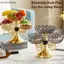 AA Nhiều Lớp Xoay Pha Lê Giỏ Trái Cây Khay Tổ Chức Đứng Lá Sen Lễ Hội Bữa Tối Đảng 1PC VN