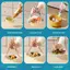 AA Sáng Tạo 2in1 Chống Bỏng Kẹp ABS + Silicone Hình Cá Voi Bếp Nồi Bát Kẹp Chống Trơn Trượt Chống Bỏng Giá Đỡ Tiện Ích Nhà Bếp VN