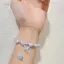 PNPIA- Ngọt Ngào Thời Trang Pha Lê Đính Hạt Vòng Tay Nữ Bướm Mặt Dây Chuyền Vòng Tay Đàn Hồi Vòng Tay Tiệc Cưới Trang Sức Quà Tặng