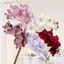 EDIWANY Hoa lan bướm nhân tạo, Dây sắt cảm ứng thật Lớp lót bên trong Phalaenopsis giả, giống như thật 10 đầu 98cm Hoa lụa nhiều màu Trang trí nội thất