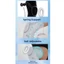 THEGIRL8B Hỗ trợ chung, Unisex có núm Nẹp đầu gối, Phụ kiện thể thao Chống trượt thoáng khí Bảo vệ đầu gối có thể điều chỉnh đi bộ đường dài