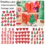 TUYỆT VỜI 24 Chiếc Nhãn Giáng Sinh Nướng Bánh Trang Trí Giáng Sinh Vui Vẻ Đếm Ngược Bánh Quy Gói Bánh Quy Kẹo Thẻ Mùa Vọng Lịch Số