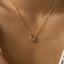 Dây chuyền xương đòn mạ đồng bán chạy với vòng cổ mặt dây chuyền hình bướm và kim cương nguyên tố động vật độc đáo