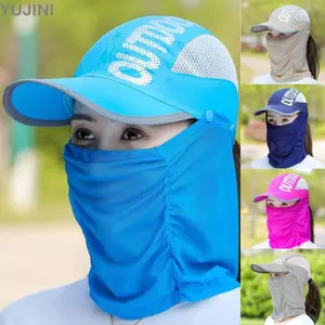 Mũ bóng chày YUJUNI Mặt cổ chống tia cực tím Mũ bóng râm mùa hè thoáng khí