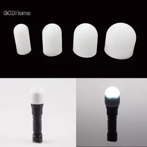 GCDHome Silicone Đàn Hồi Đèn Pin Khuếch Tán Đèn Bóng Đèn Vỏ Đèn Pin Φ28 * Φ25 * 45 / Φ35 * Φ32 * 45 / Φ41 * Φ39 * 45 HOT