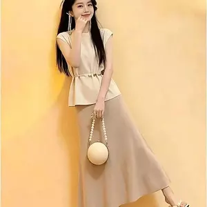 2026 Kích thước lớn Xuân hè Áo ngắn tay phiên bản khí chất dáng rộng hàng ngày dành cho nữ