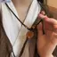 Bluelover Mới Phong Cách Trung Quốc Đính Hạt Camellia Hoa Hòa Bình Bule Mặt Dây Chuyền Nelace Áo Len Dây Chuyền Nelace Trang Sức Quà Tặng Mới