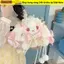 Túi đeo vai ESSENCEH, Túi sang trọng thỏ Kawaii, Túi đeo chéo ngọt ngào công chúa Lolita