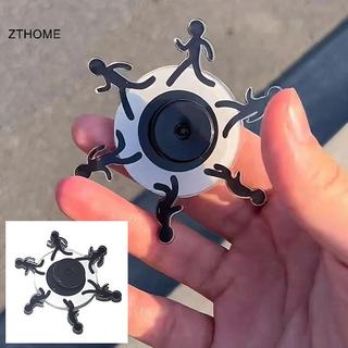 ZTHOME 1 / 2 / 3 Chiếc Sti Man Ngón Tay Spinner Matchsti Người Chạy Động Con Quay Nhựa Sti Hình Ngộ nghĩnh Trầm Cảm Xoay Con Quay HOT