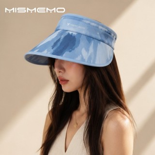 MISMEMO Kem chống nắng Smudge Hollow Top Hat Nữ Mùa hè Vành lớn Chống tia cực tím Mặt nhỏ Mũ du lịch ngoài trời