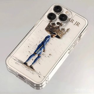 Ốp Điện Thoại Quạt Bóng Đá Phong Cách Mới Thích Hợp Cho iPhone 16promax 14promax 16 15 14 13 pro max xr xs 12promax 17promax 11promax Vỏ Bảo Vệ Chống Sốc