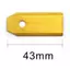 9 Cái Thay thế máy cắt cỏ robot 43mm chống mài mòn des Dễ dàng thay thế các bộ phận cho máy cắt cỏ gia đình VN