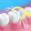 50 Cái / hộp Hương Vị Trái Cây Nhiều Màu Sắc Floss Pi Làm Sạch Răng Có Hộp Bảo Quản Dây Đôi Lực Kéo Cao Răng Sti