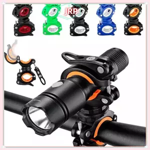 JRP 360°Xoay Xe Đạp Kẹp Kẹp Đèn Pin Gắn Giá Đỡ Xe Đạp Xe Đạp Đèn LED Đèn Pin Gắn Đèn Pin Phụ Kiện Xe Đạp JRP