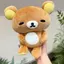 HK1 Rilakkuma Plushie Cổ Điển Ngồi Hoạt Hình Dễ Thương Búp Bê Sang Trọng Đồ Chơi Nhồi Bông KH1
