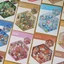 FUHUIOT Nhãn dán cảnh thu nhỏ, Dream Town 4.0 Series Nhãn dán phong cảnh Cảnh Sách, Nhãn dán PET Giấy xếp chồng lên nhau 3D Cabin House Decal Cottages Sách yên tĩnh Quà tặng trẻ em