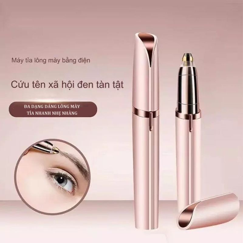 Bút Tỉa Lông Mày Cao Cấp,Máy Tỉa Lông Mày điện đa Năng,dễ Sử Dụng Giúp Tỉa Lông Mép,nách, Không đau Rát