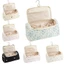 Túi đựng mỹ phẩm du lịch FAVORITEGOODS, Túi đựng máy sấy tóc bằng vải Cotton, Dung tích lớn có móc treo Túi xách cho bé gái