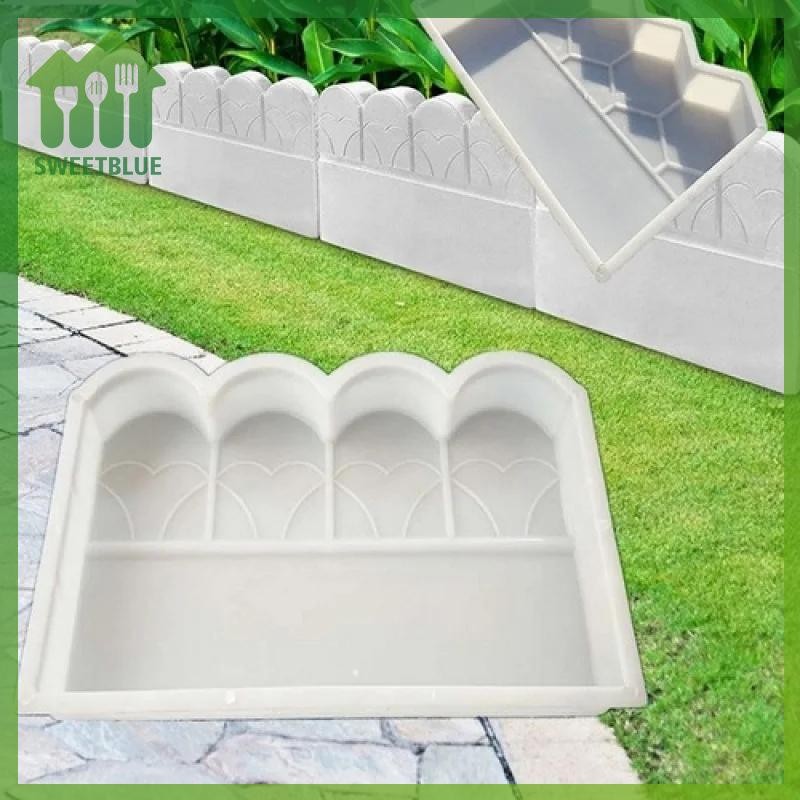 SWEET Vườn Edging Hàng Rào Khuôn Bê Tông Có Thể Tái Sử Dụng DIY Vườn Gạch Khuôn Cho Cá Ao Sân Sau Sân Vườn Trang Trí n