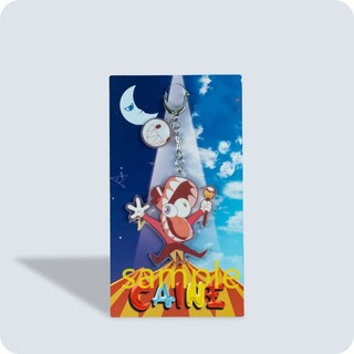 Pomni Caine Anime Móc Khóa Chú Hề Kỹ Thuật Số Xiếc Nam Móc Chìa Khóa Cho Nữ Hoạt Hình Sáng Tạo Hình Acrylic Móc Khóa Mặt Dây Chuyền Quà Tặng