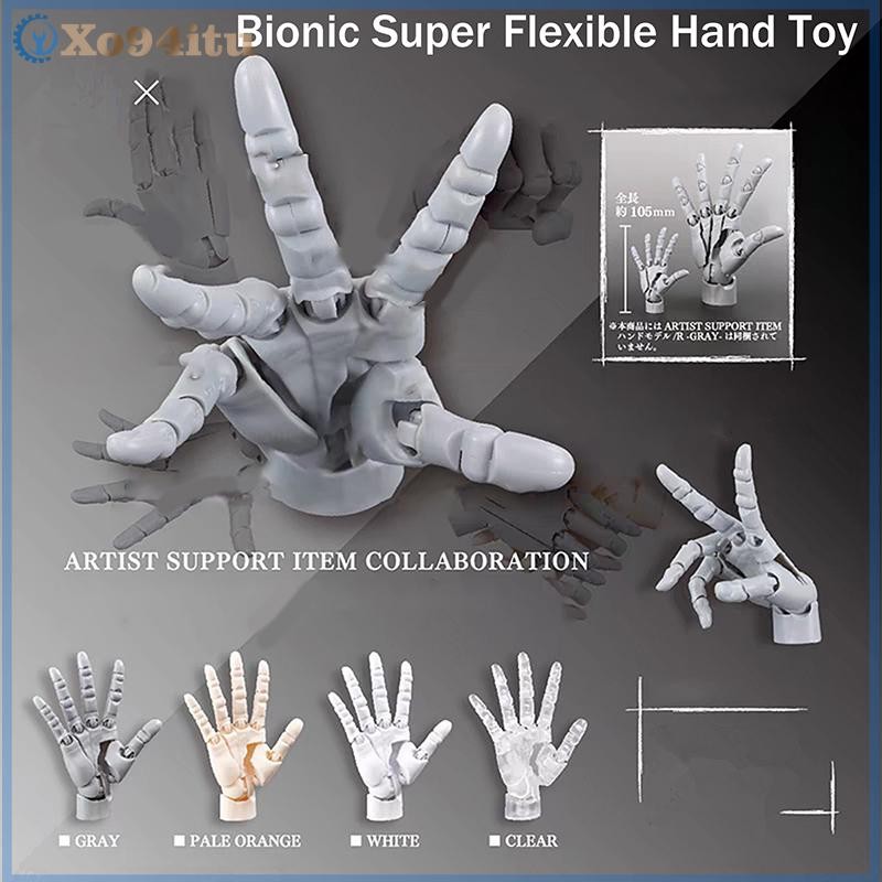 XOITU Di Chuyển Khớp Ngón Tay Gashapon 1 / 2 Tay Mẫu 1: 1 Cọ Tranh Nghệ Thuật Mô Hình Thu Nhỏ Dụng Cụ Tham khảo Tay Để Bàn Trang Trí VN
