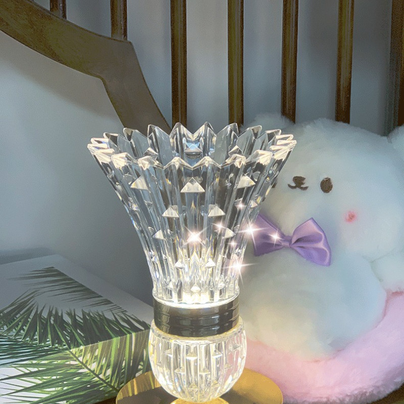 Đèn đầu giường USB sáng tạo Đèn bàn làm mờ cảm ứng Đèn ngủ LED cho phòng ngủ Phòng ngủ Đèn chiếu sáng đầu giường Trang trí đọc cảm ứng Đèn bàn LED