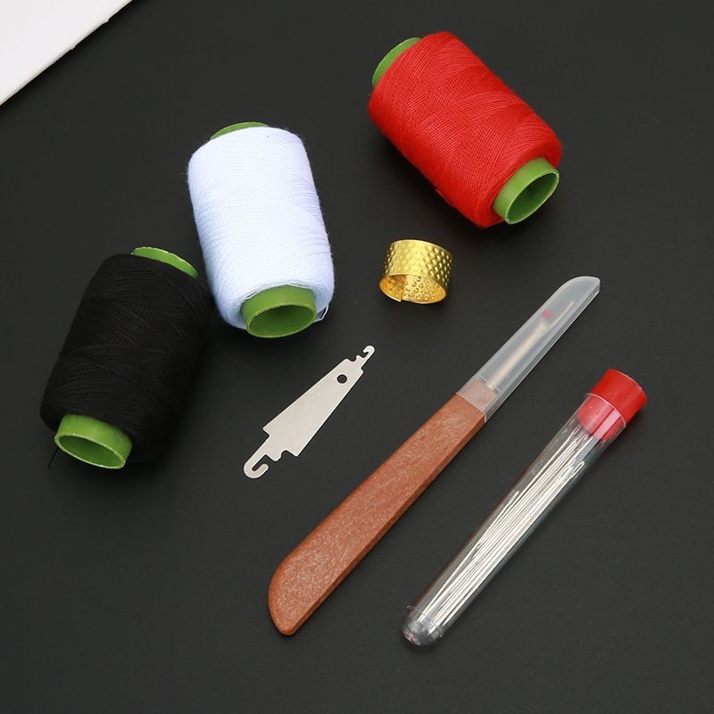 Bộ 34 Món May Chỉ Bộ Dụng Cụ Mũi Lớn Thép Kim Quilt Mắt Lớn Tay May Kim Người Cao Tuổi Hộ Gia Đình May Chỉ 1EZB