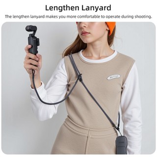 Dành Cho DJI Osmo Pocket 3 Dây Đeo Ngang Chống Ném Dây OP3 Túi Phụ Kiện Cầm Tay Dây An Toàn