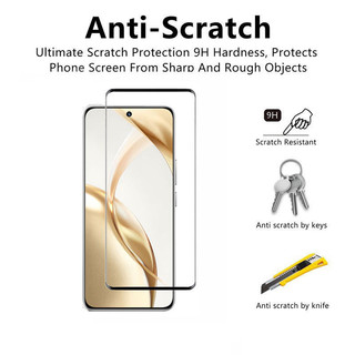 Kính cường lực Honor 200 5G cho Honor 200 Pro 90 GT Lite 70 Magic6 5 Pro X9b X8b X7b X9a X8a X7a X6a 9D 2 trong 1 Bảo vệ màn hình Ống kính máy ảnh Kính cường lực Full Cover Kính cường lực