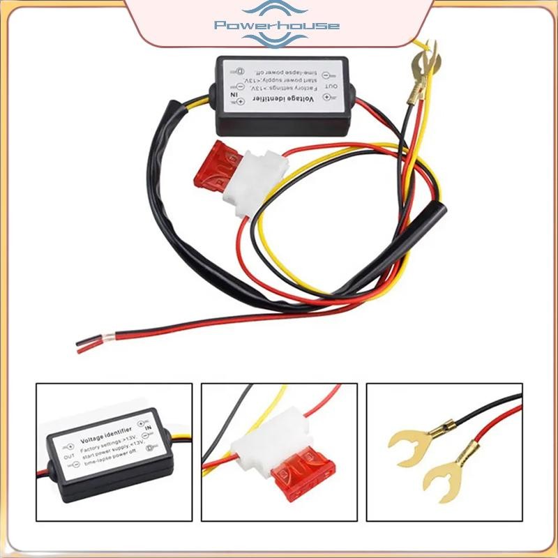 Bộ điều khiển POWER DRL Đèn LED ô tô tự động Chạy ban ngày Rơle Bộ điều khiển đèn sương mù Bật / Tắt Đèn sương mù Đèn trễ.