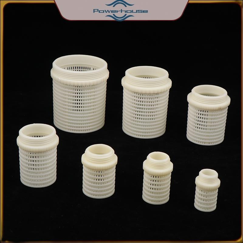 POWER ABS Trắng Nữ / Nam Lọc Cốc Máy Bơm Nước Bảo Vệ Ống Lưới Lọc Vườn Phụ Kiện Tưới Bể Cá Cốc Lọc.