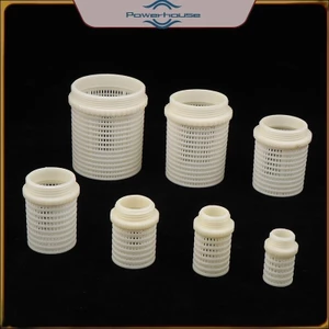 POWER ABS Trắng Nữ / Nam Lọc Cốc Máy Bơm Nước Bảo Vệ Ống Lưới Lọc Vườn Phụ Kiện Tưới Bể Cá Cốc Lọc.