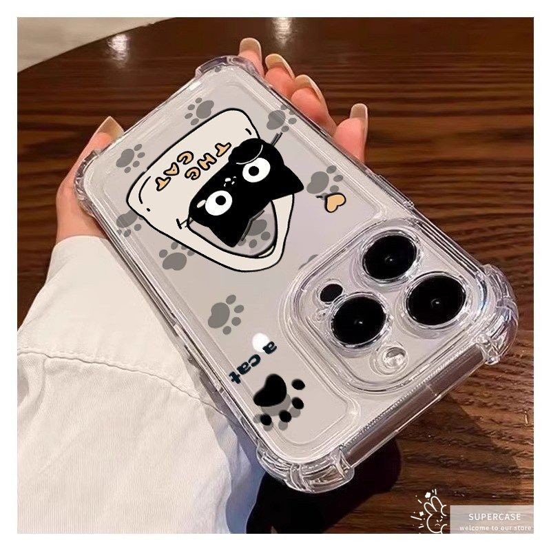 Ốp Điện Thoại Mèo Phong Cách Graffiti Dễ Thương Cho Vivo V60 V50 Lite V50E V40 V30 V30E V29 V29E V27 V27E V25 V25E V23 V23E Pro Lite SE 5G 4G Vỏ Trong Suốt Phim Hoạt Hình Bốn Ngôi Vỏ Mềm
