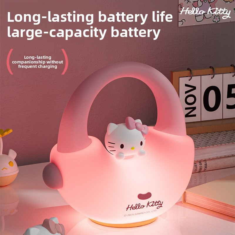 Sanrio Kuromi Cinnamonroll Mặt Trăng Đèn LED Kawaii 3D Hoạt Hình Trang Trí Dễ Thương Vẻ Đẹp Phòng Ngủ Đèn Ngủ Đầu Giường Trang Trí Đèn Quà Tặng