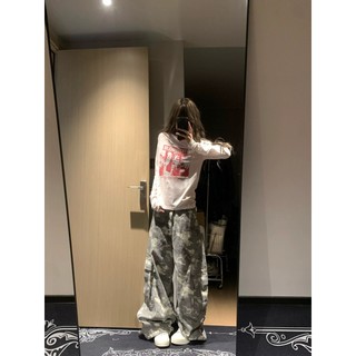 HIIXIIVI [Mới 100% Cotton] Áo thun dài tay Oversize Nữ Baggy Áo dáng rộng nữ Ootd độc đáo 2026