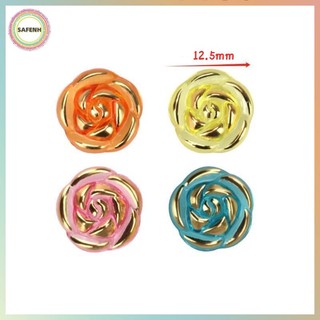 SAFENH - 30 Chiếc Nút Áo Hình Hoa Hồng Acrylic, Phụ Kiện Handmade DIY
