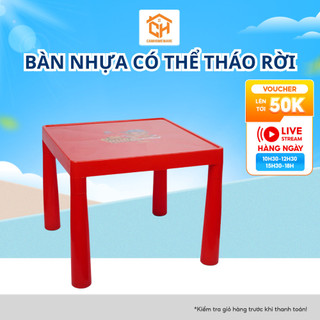 Bàn Ghế Học Cho Bé 2-7 Tuổi – Nhựa Việt Nhật Chính Hãng, Chân Tháo Rời Tiện Lợi