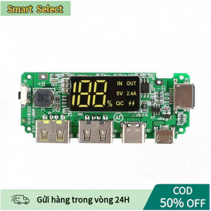 Mô-đun sạc pin lithium 18650 DIY - Có màn hình LCD, nhiều cổng ra, bảo vệ quá dòng, chất lượng cao
