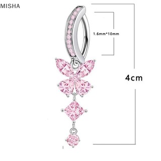 Misa Thời Trang Tinh Tế Bụng Nút Gợi Cảm Cơ Thể Xuyên Trang Sức Nữ Zircon Rốn Barbell Thời Trang Bụng Nhẫn Quà Tặng