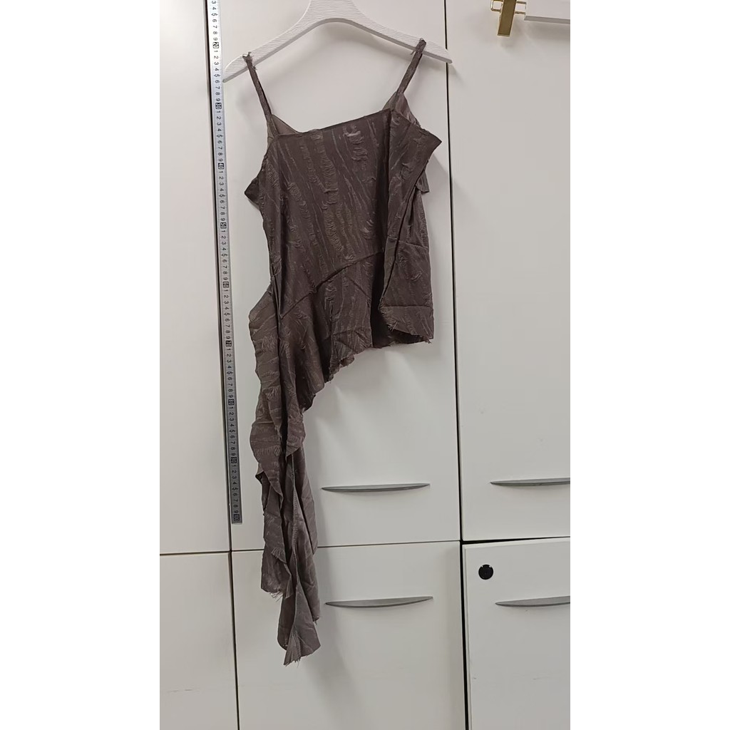 Milyfashion Quần Áo Nữ Mỹ Xù Không Đều Nhỏ, Kiểu Slinky Short Sleeve