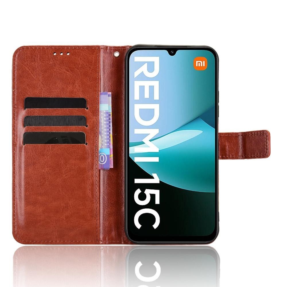 Ốp Lật PU Cho Xiaomi Poco C85 C 85 PocoC85 Ốp Lưng Ví Da Ốp Lưng Khe Cắm Thẻ Đứng Ốp lưng