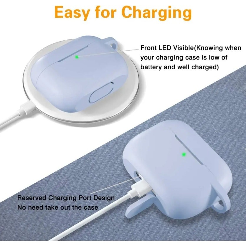 Ốp Lưng Silicon Cho Apple AirPods 4 3 2 1 Ốp Silicon Cao Cấp Cho Apple AirPods Pro3 Pro2 Pro Vỏ Tai Nghe Hộp Bảo Vệ Phụ Kiện Tai Nghe Vỏ Silicon Mềm