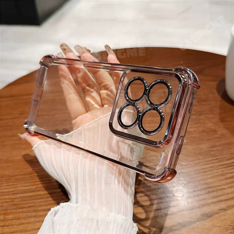 Ốp Bảo Vệ Ống Kính Mạ Xiaomi 17T 15TPro 2025 Cho Xiaomi 15T 15T 15 T T15 15TPro Xiaomi15T Pro 4G 5G 4 Góc Góc Bảo Vệ Chống Sốc Ốp lưng Chống Sốc