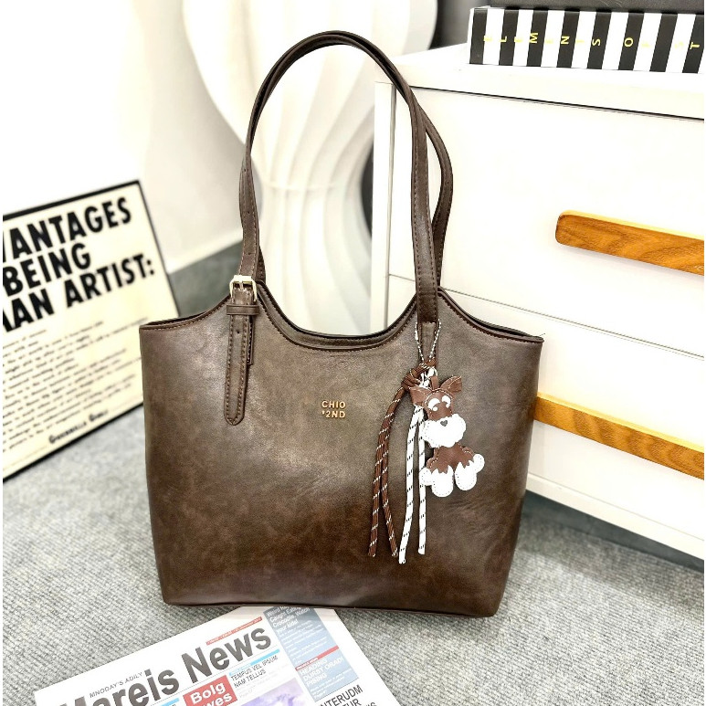 [TẶNG KÈM CHARM] - Túi Tote Da Loang 𝐒𝐚𝐦𝐩𝐭𝐲 Phong Cách Bad Streetwear, Size Lớn Đựng Laptop 14Inch
