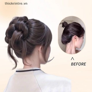 Tổng hợp phụ kiện tóc cho nữ: Búi chignon lộn xộn, móng vuốt kẹp tóc, lông tơ xoăn đuôi ngựa mở rộng tóc