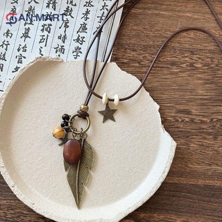 Bigdealssuper Vintage Boho Vòng Cổ Kim Loại Dành Cho Nữ Cổ Dài Dây Xích Mặt Dây Chuyền Handmade Tuyên Bố Lớp Trang Sức Phụ Kiện Siêu